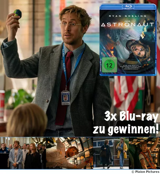 3 × „Der Astronaut - Project Hail Mary“ auf Blu-ray Disc