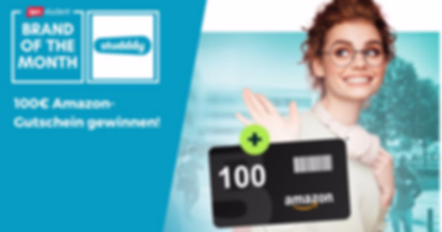 entscheidet das Los - aber mit dem Gutschein von studddy sind dir 5 € Amazon-Voucher sicher
