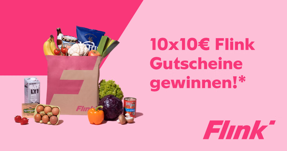 10x10 € Flink Gutscheine zu