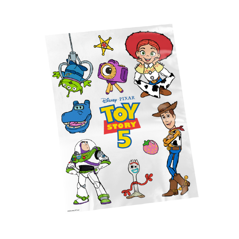 1 × Flasche2x Stickerbögen1x Jessie-Figur1x Bullseye-Figur