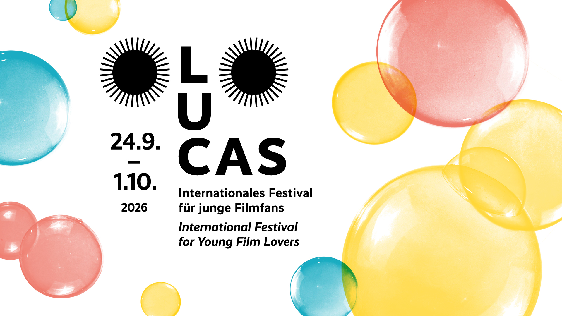 3 × Familienkarten für „LUCAS – Internationales Festival für junge Filmfans“#49 vom 24. September bis 1. Oktober 2026
