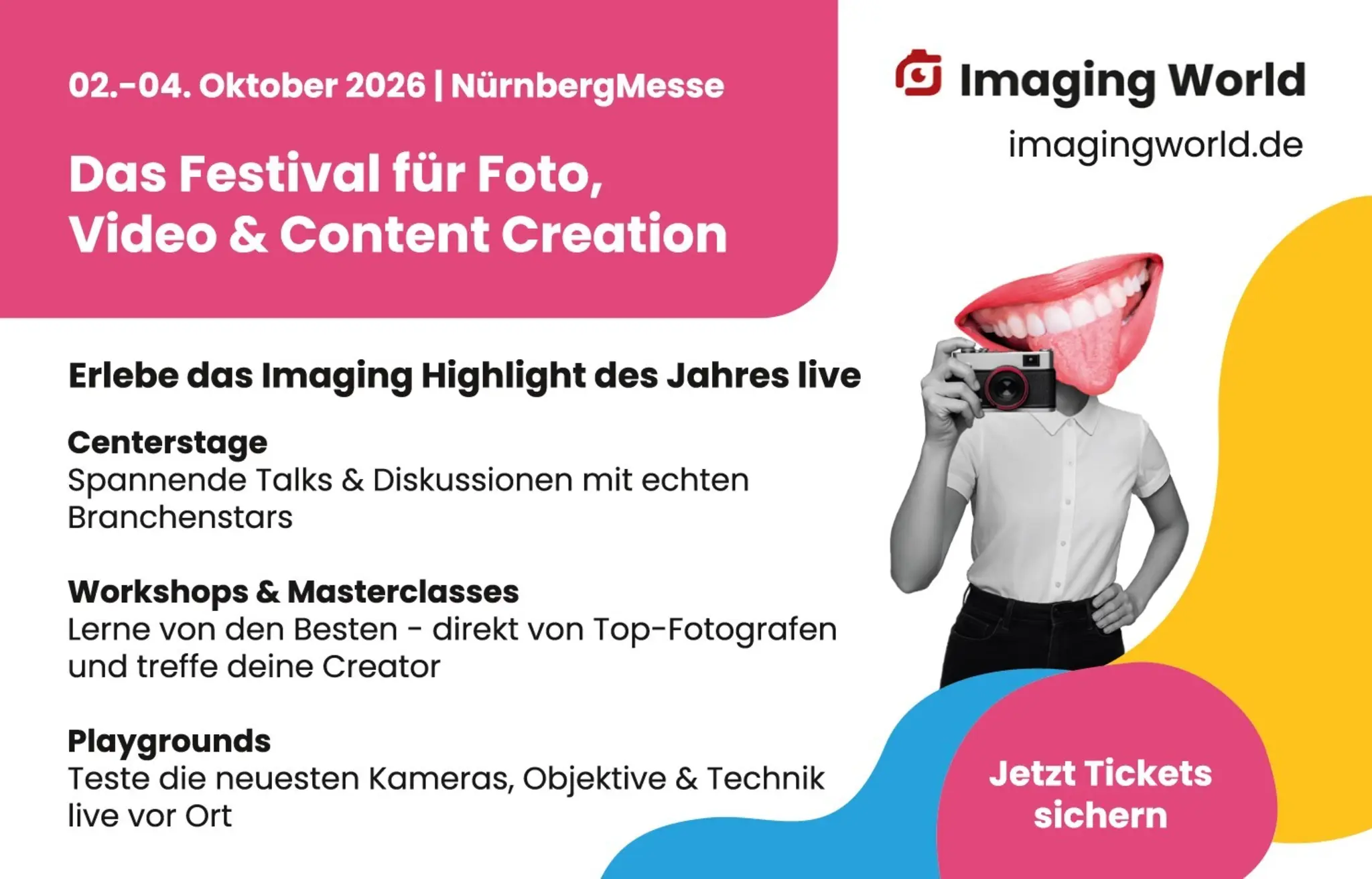 50x2 Tickets für die Imaging World