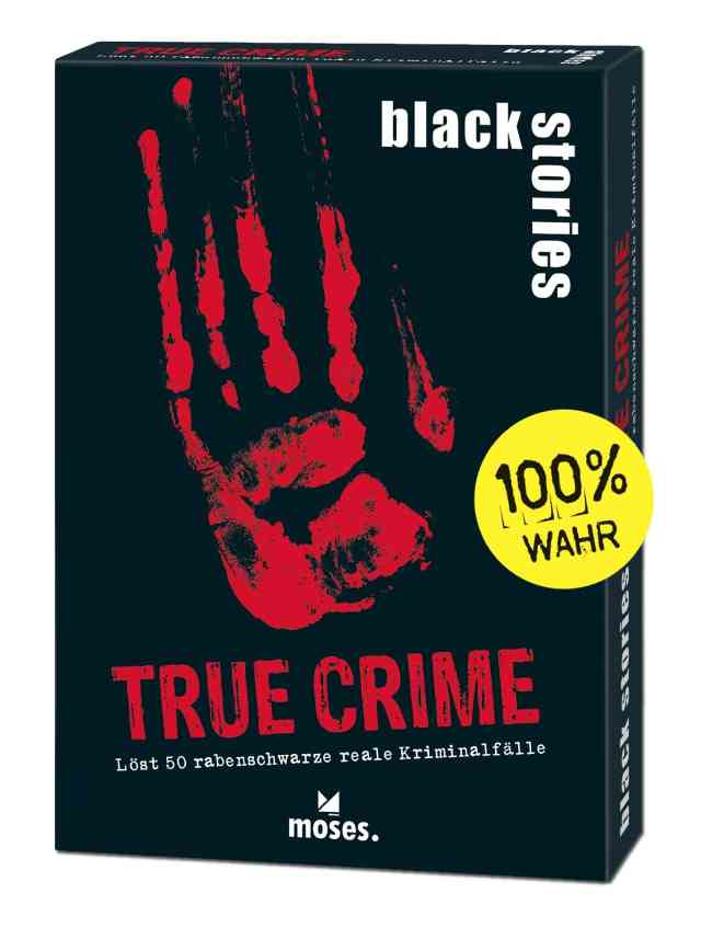 das spannende Kartenspiel „True Crime“ mit Rätseln um reale Kriminalfälle