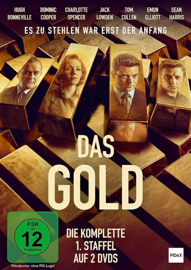 eine DVD-Box mit Staffel 1 der Serie „Das Gold“