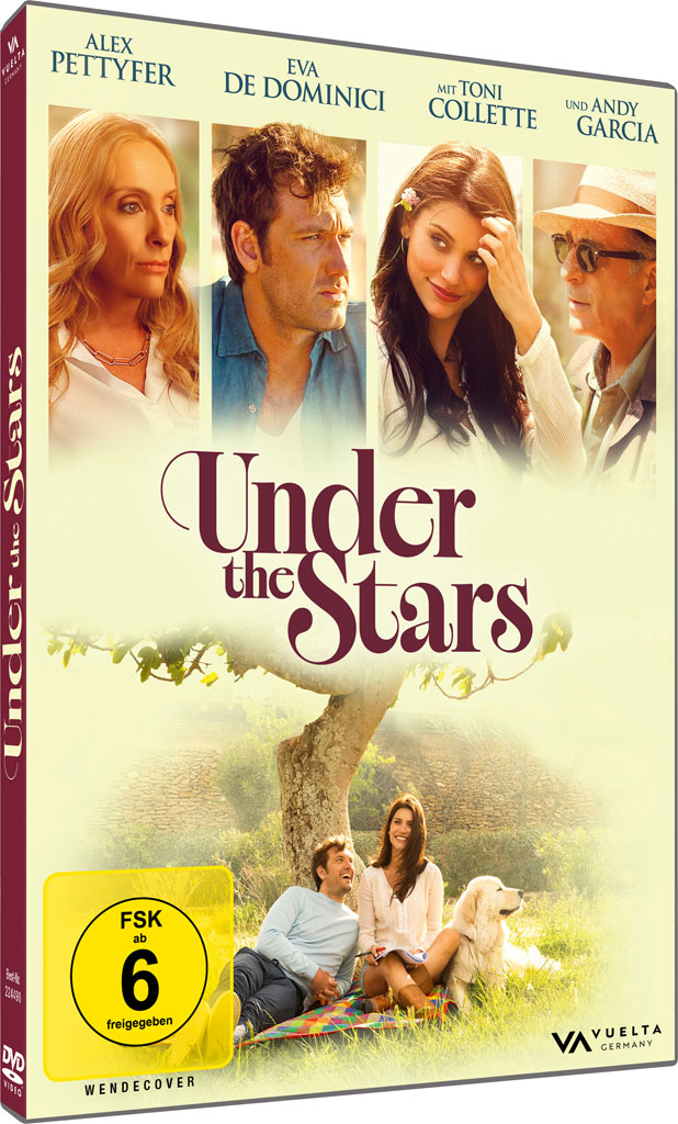 Eine DVD der romantischen Komödie “UNDER THE STARS”