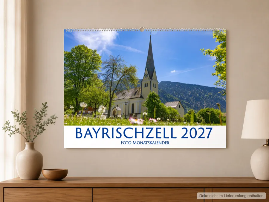 drei Bayrischzell-Kalender, je einer pro Gewinner