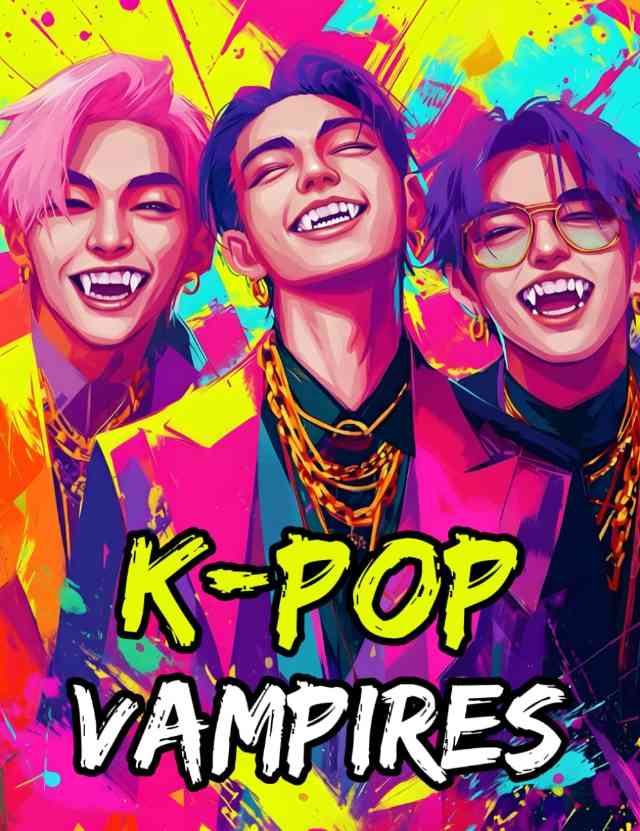 das Malbuch „K-Pop Vampires“ Anzeige insgesamt zweimal