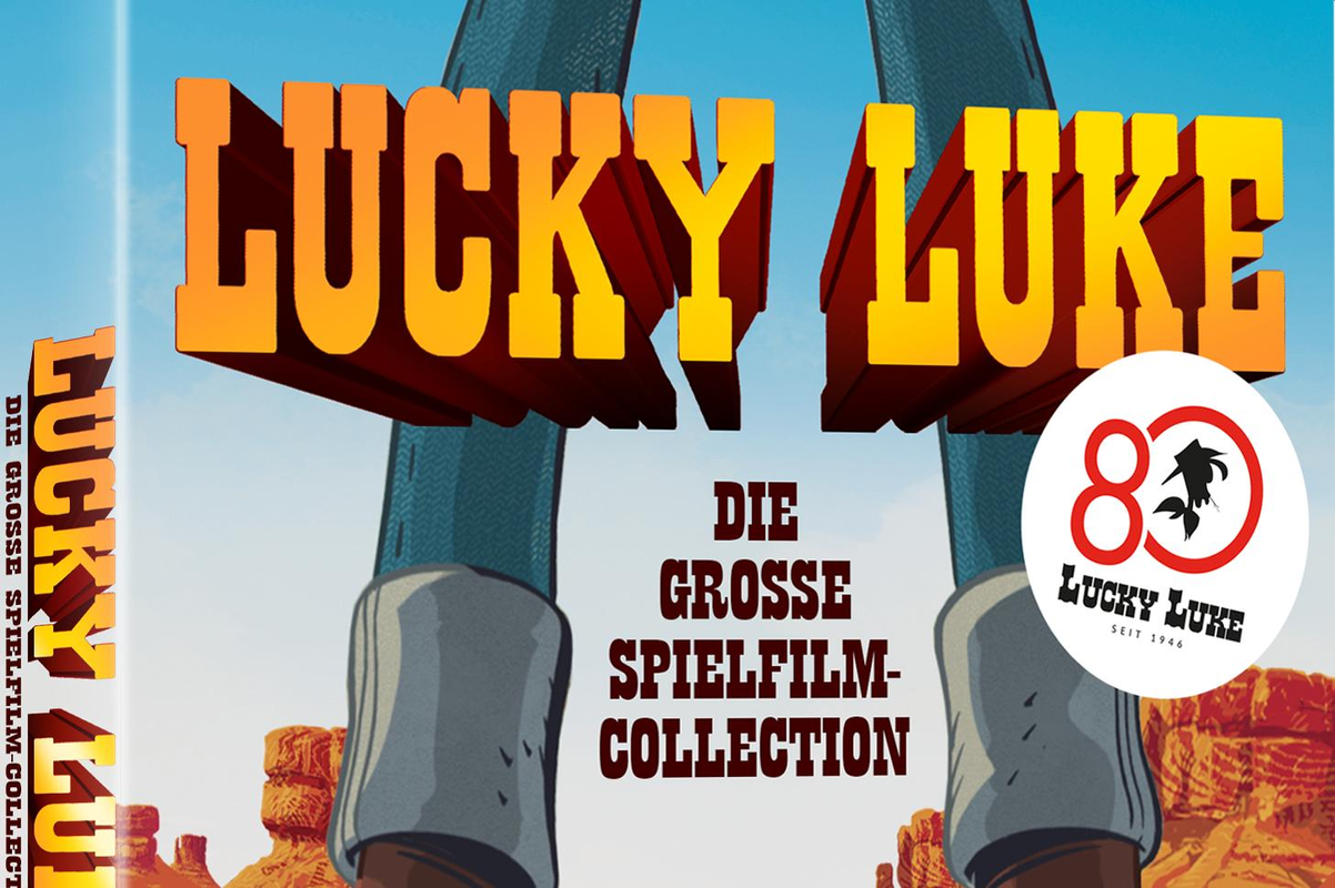 Eine Blu-ray von "Lucky Luke - Die große Spielfilm-Collection"