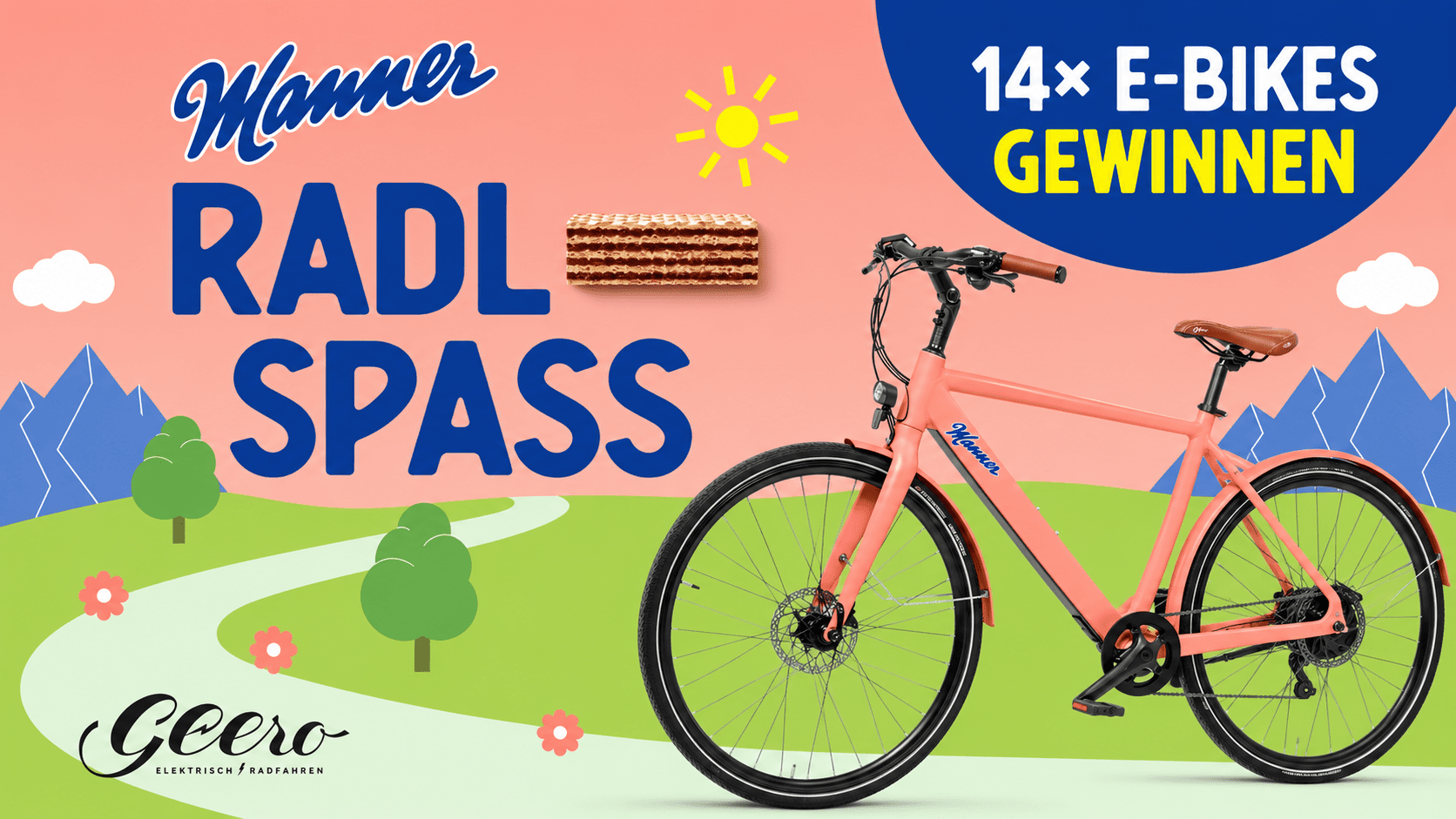 Manner Gewinnspiel - 1 von 14 E-Bikes