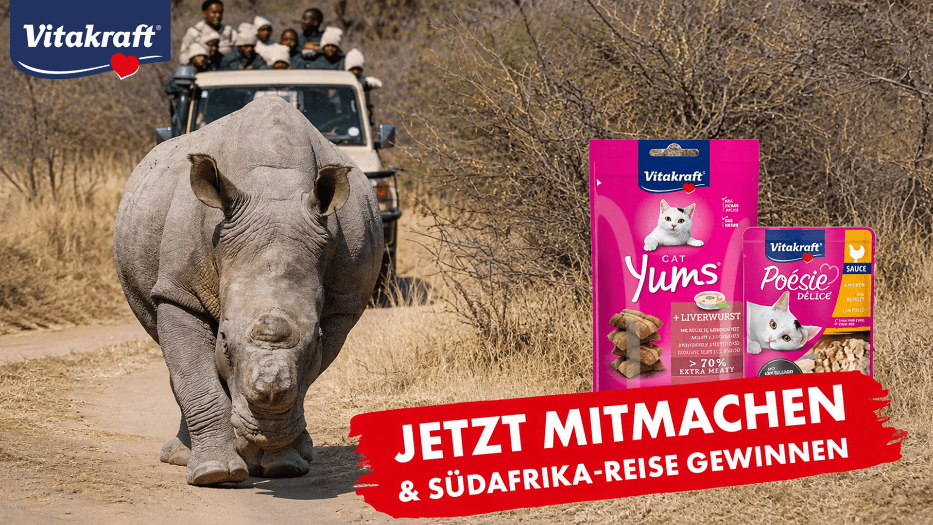 sind mindestens 5 Fotos an Vitakraft zu übermitteln, die anschließend für Marketingzwecke genutzt werden dürfen