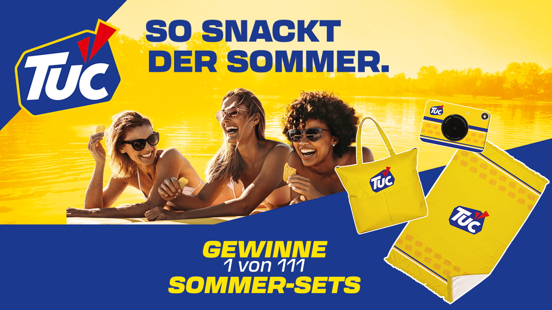 Ein TUC-Produkt, lade deinen leserlichen Kaufbeleg hoch und registriere dich vollständig auf der Aktionsseite. Wenn dein Kaufbeleg geprüft wurde und du gewonnen hast, wirst du direkt informiert. Zu