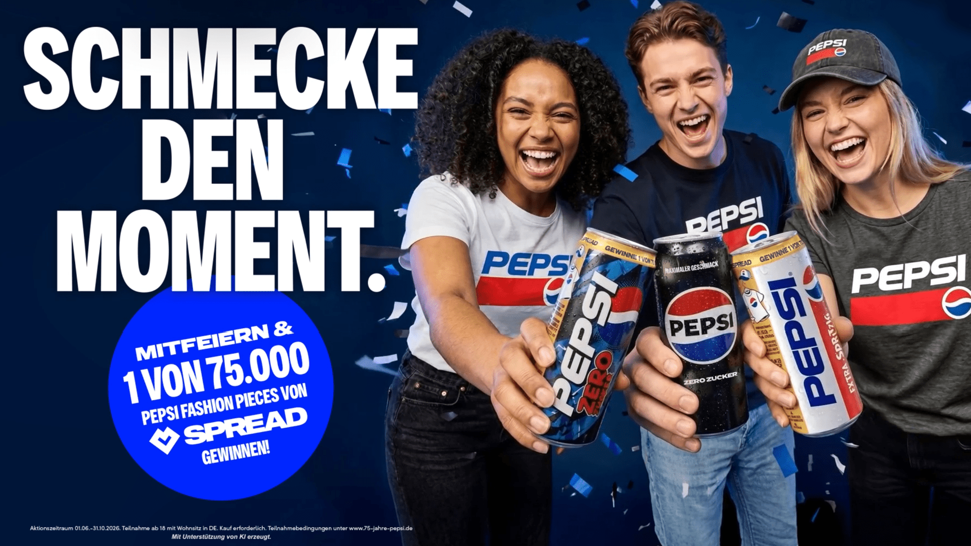 es Pepsi-Merch im Retro-Design oder einen 10 € Rabattcoupon für den Spreadshirt-Shop