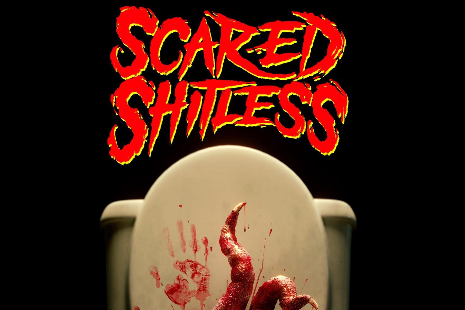 Eine Blu-ray von "Scared Shitless"