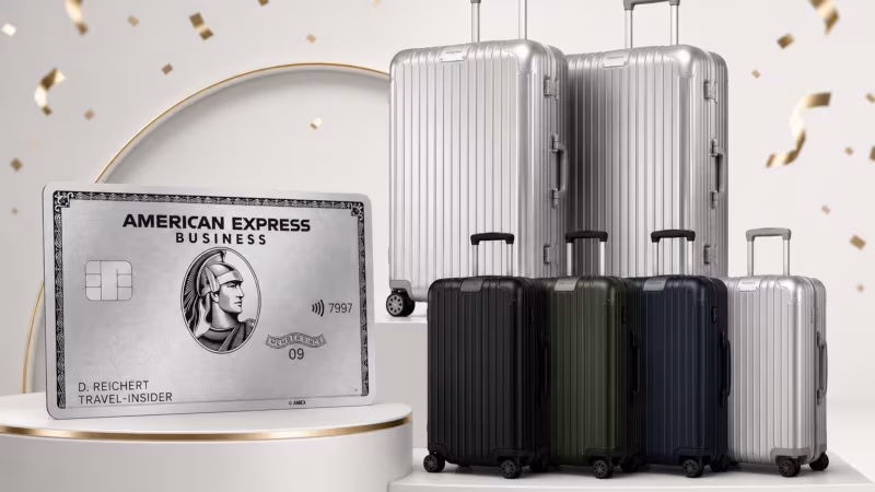 Einen von sechs RIMOWA-Koffern im Gesamtwert von 5.000 Euro im August 2026