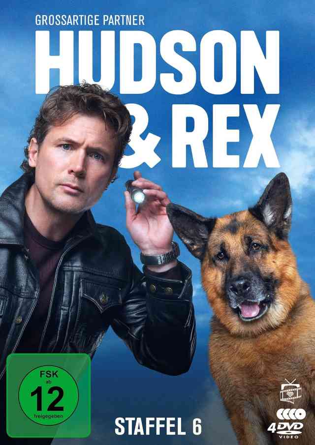 eine DVD-Box mit Staffel 6 von „Hudson & Rex“