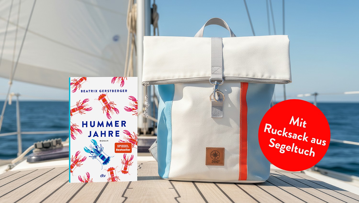 Roman ›Hummerjahre‹ von Beatrix Gerstberger + Rucksack