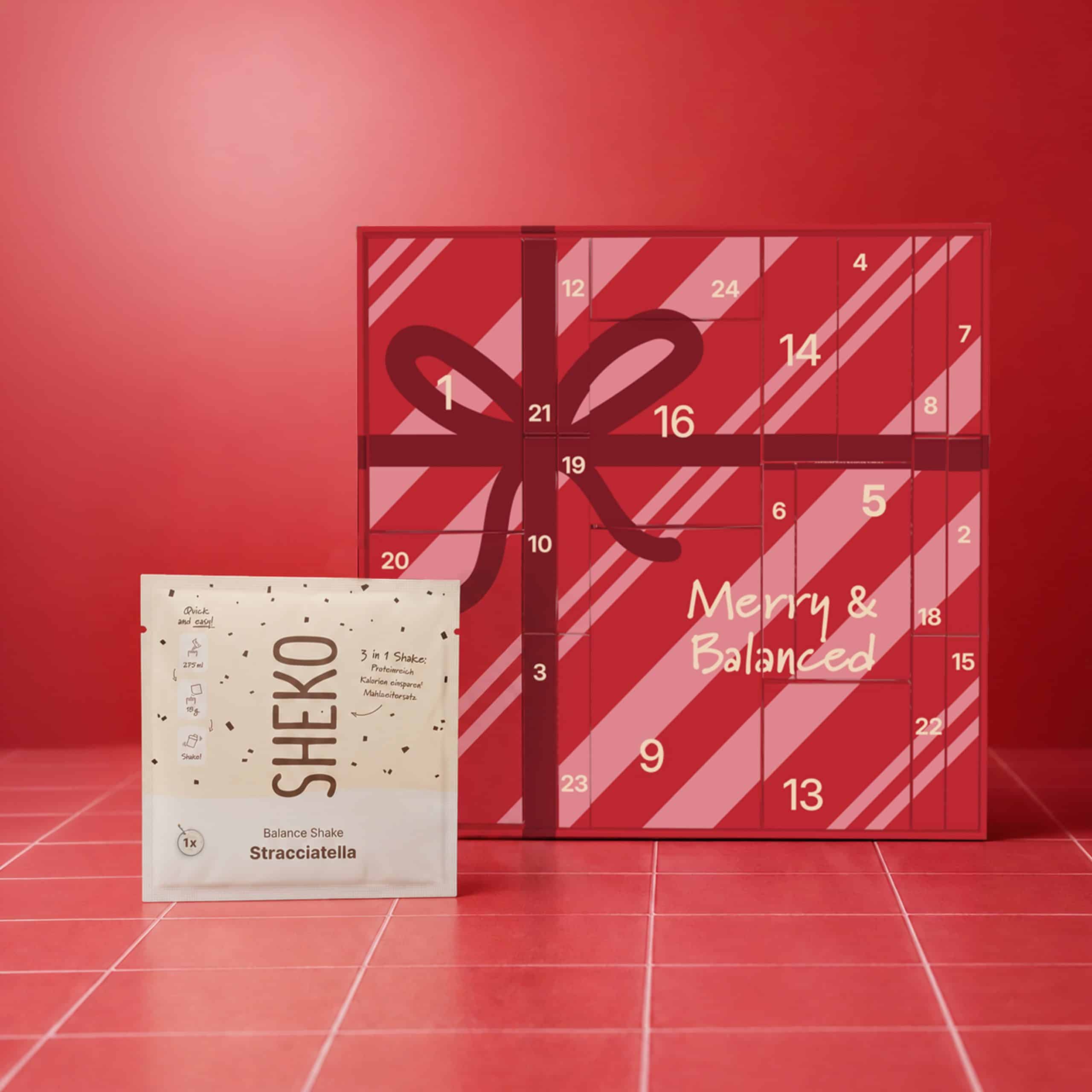 SHEKO Adventskalender mit Produkten