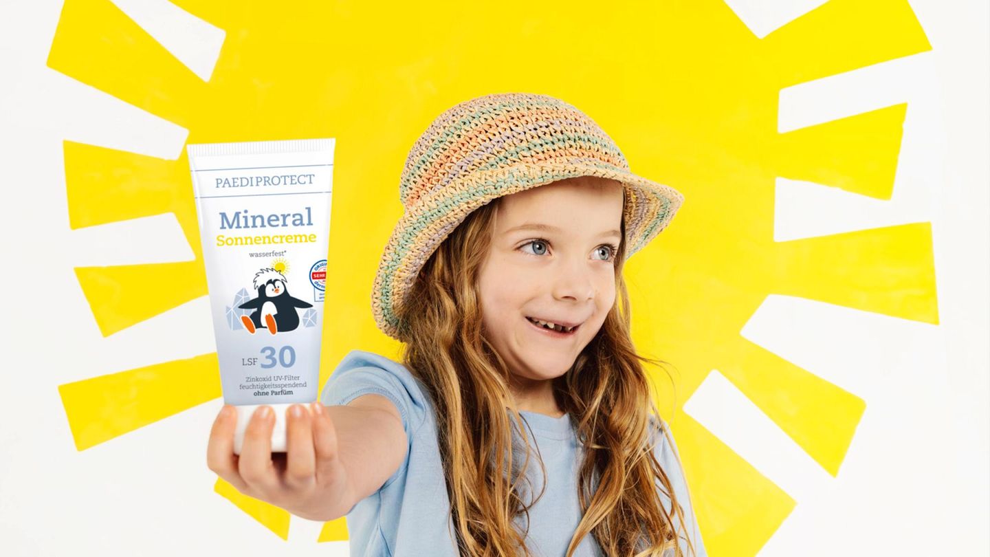 drei Kinder-Sonnenschutz-Pakete im Wert von je ca. 200 €