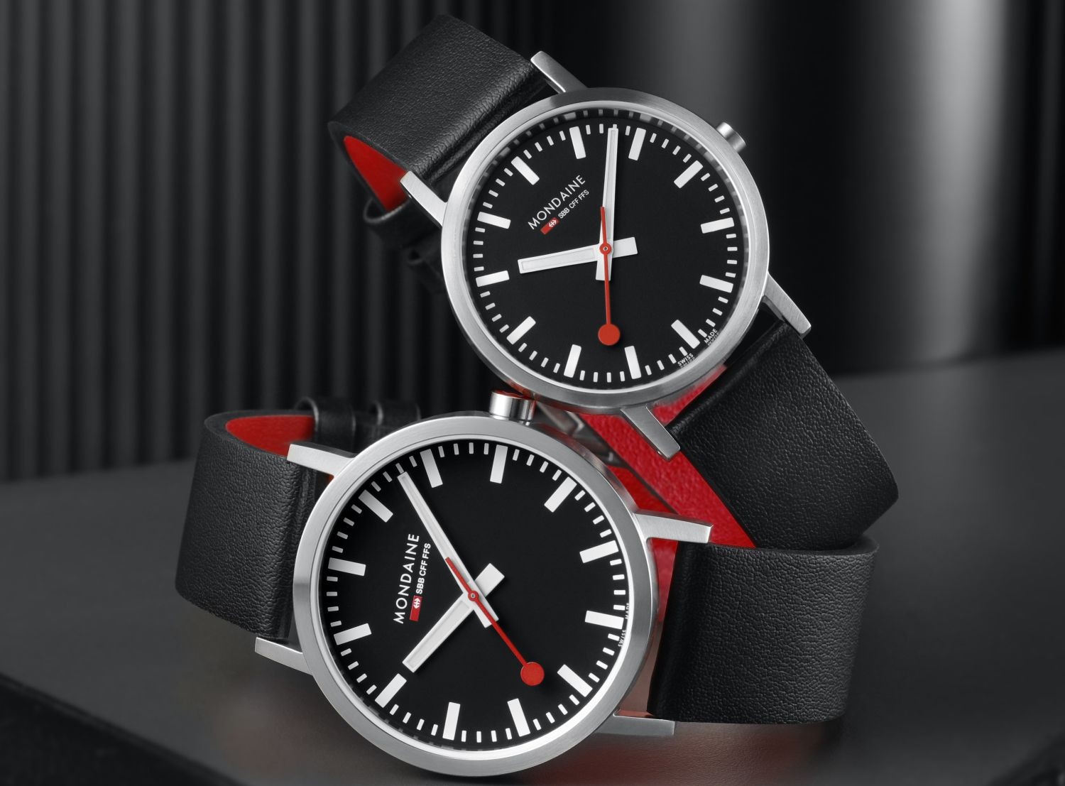 MONDAINE Classic Black Dial
