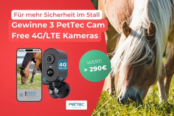 drei smarte Cam Free 4G/LTE Kameras von PetTec