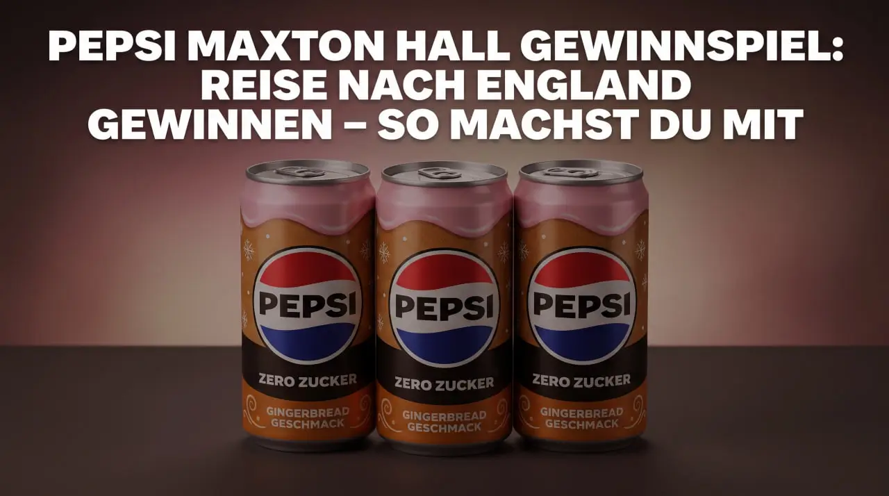 eine Kooperation von Pepsi und Prime Video rund um die Serie „Maxton Hall – Die Welt zwischen uns“. Die Aktion heißt „Pepsi: Jetzt probieren &
