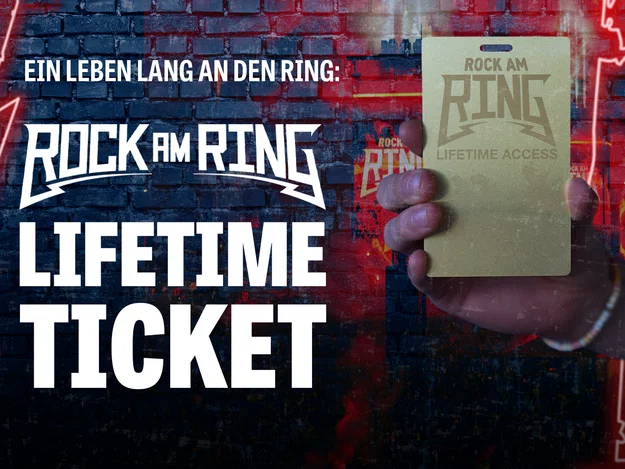 goldene ROCK-AM-RING-LIFETIME-TICKET