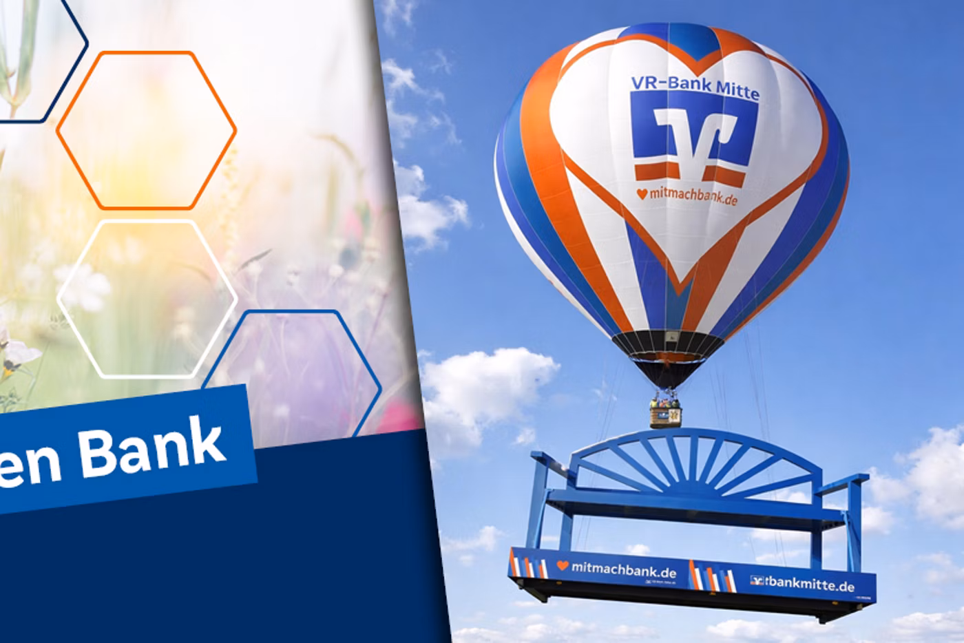 die VR-Bank Mitte eG 4 Fahreten mit dem heißluftballon
