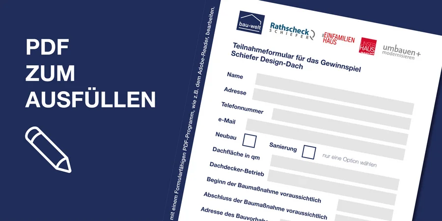 bau-welt.de - Rathscheck Schiefer Gewinnspiel