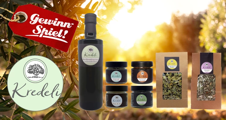 1 Geschenkpaket mit köstlichen Produkten aus dem Kredeli Sortiment
