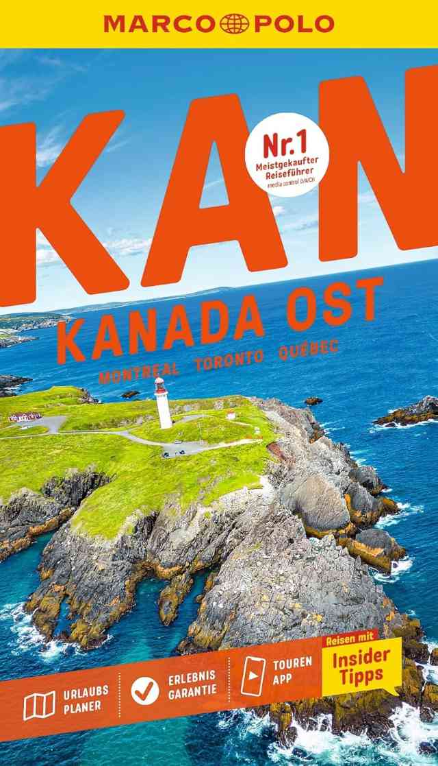 den Reiseführer „Kanada Ost: Montreal, Toronto, Québec“ aus der Marco-Polo-Reihe