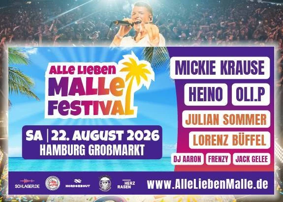 1x2 VIP-Tickets für das ALLE lieben MALLE Festival auf dem Großmarkt Hamburg