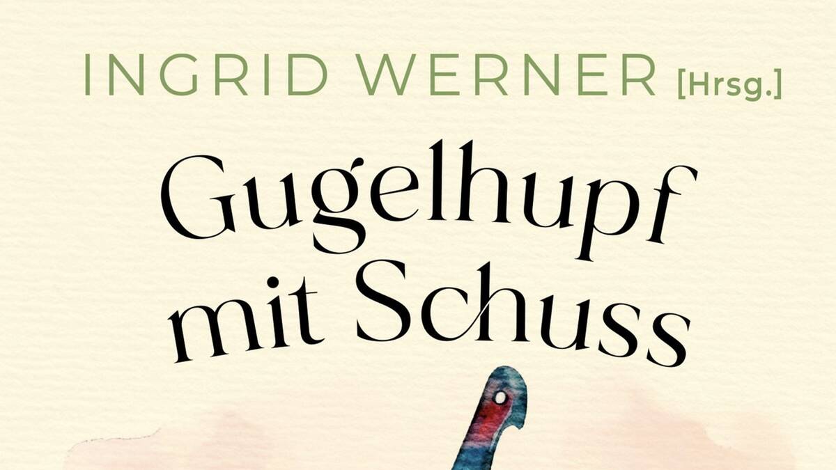 ein Exemplar des kriminellen Kaffeekränzchens " Gugelhupf mit Schuss " herausgegeben von Ingrid Werner, erschienen im Gmeiner Verlag