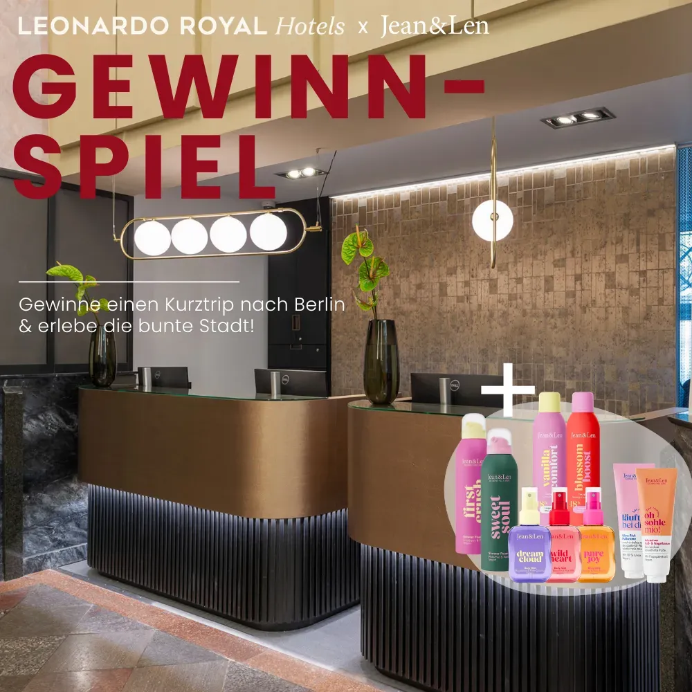 Einer Extraportion Selfcare im Badezimmer, dieser Gewinn verbindet Berliner Großstadtflair mit jeder Menge Feelgood-Vibes. Wie Du