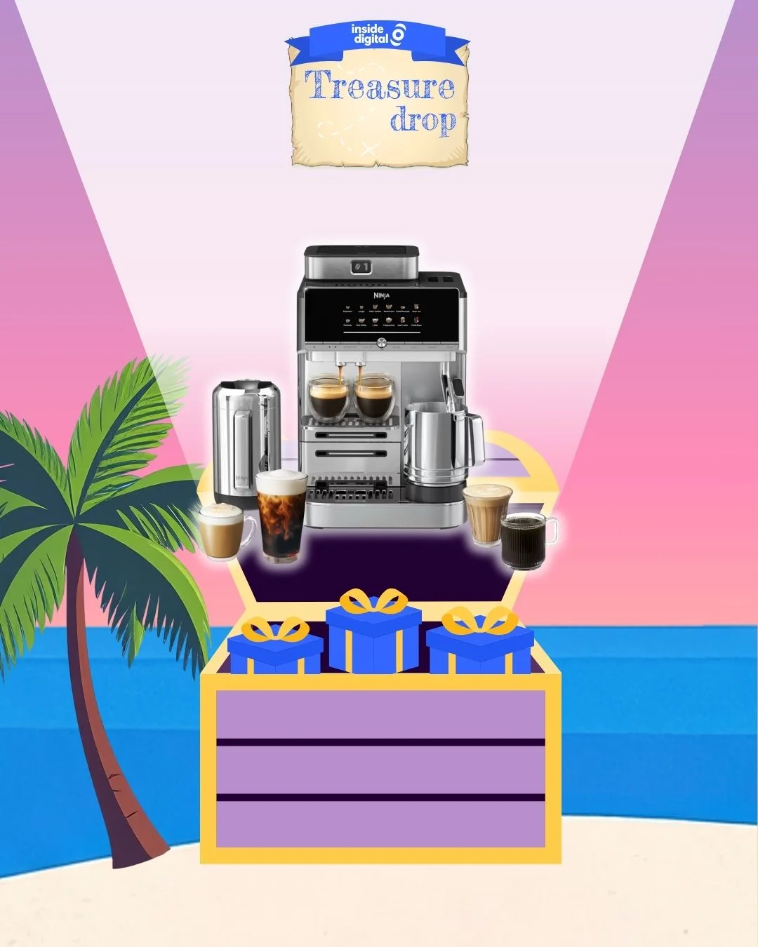 1 × Ninja AutoBarista Pro Kaffeevollautomat im Wert von 899 €