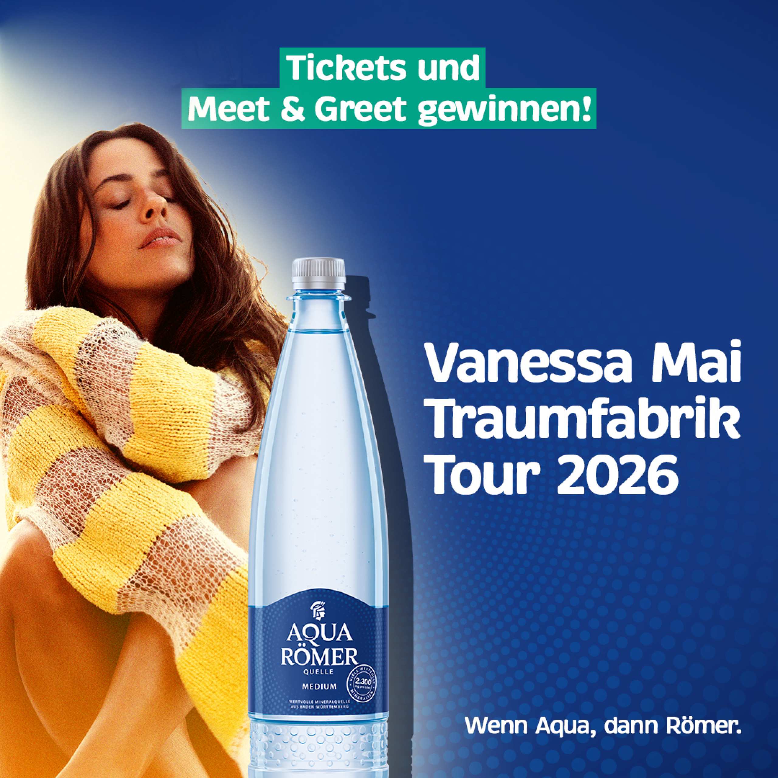 einen drauf: 6 × 2 exklusive Meet & Greet mit Vanessa!. Klingt wie ein Traum? Ist aber Realität! Alles, was du tun musst, um zu