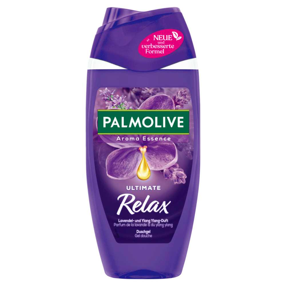 Ein Palmolive Wohlfühl-Paket mit vier tollen Pflegeprodukten für entspannende Wellness-Momente zu Hause