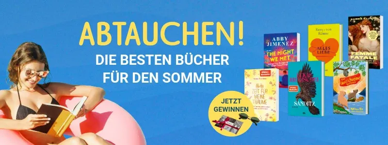 10 Sommerpakete mit jeweils einem Gutschein von KRASS Optik im Wert von 50 € für deine neue Lieblingssonnenbrille ohne Sehstärke und drei dtv-Büchern deiner Wahl