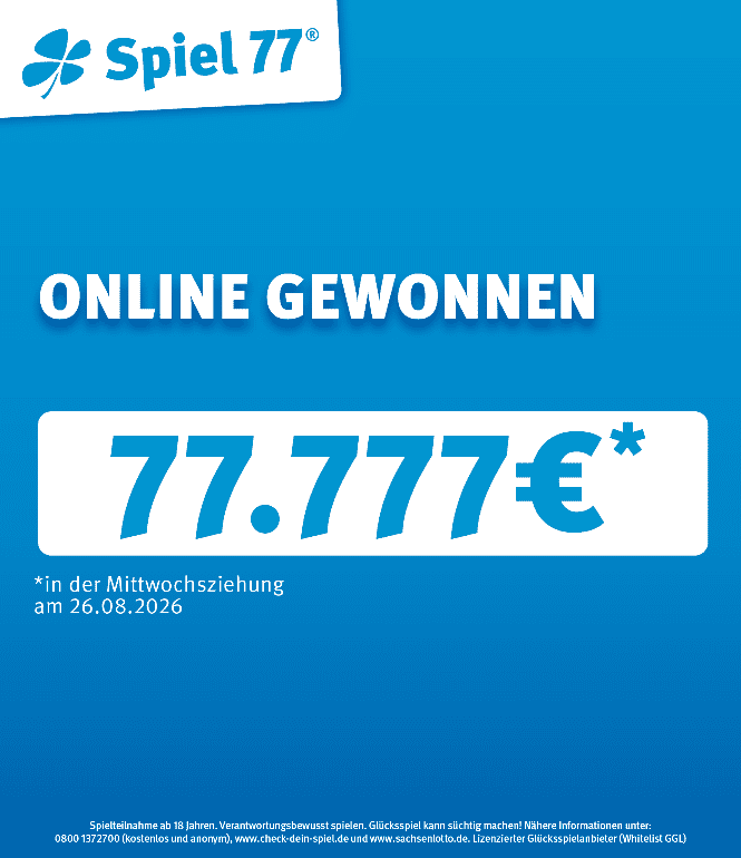 77.777 Euro bei Spiel 77