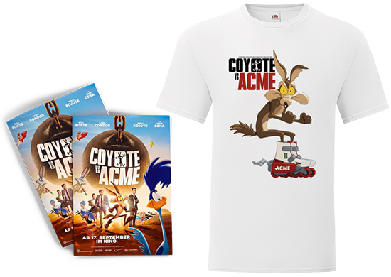 unter allen Teilnehmer: innen passend zum Kinostart von "Coyote vs