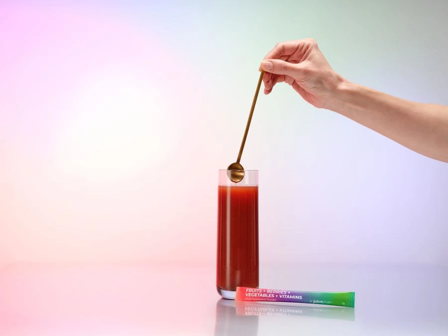 ein Paket Juice Plus+ Superfood Powder mit 30 Portionen im Wert von 128 Euro