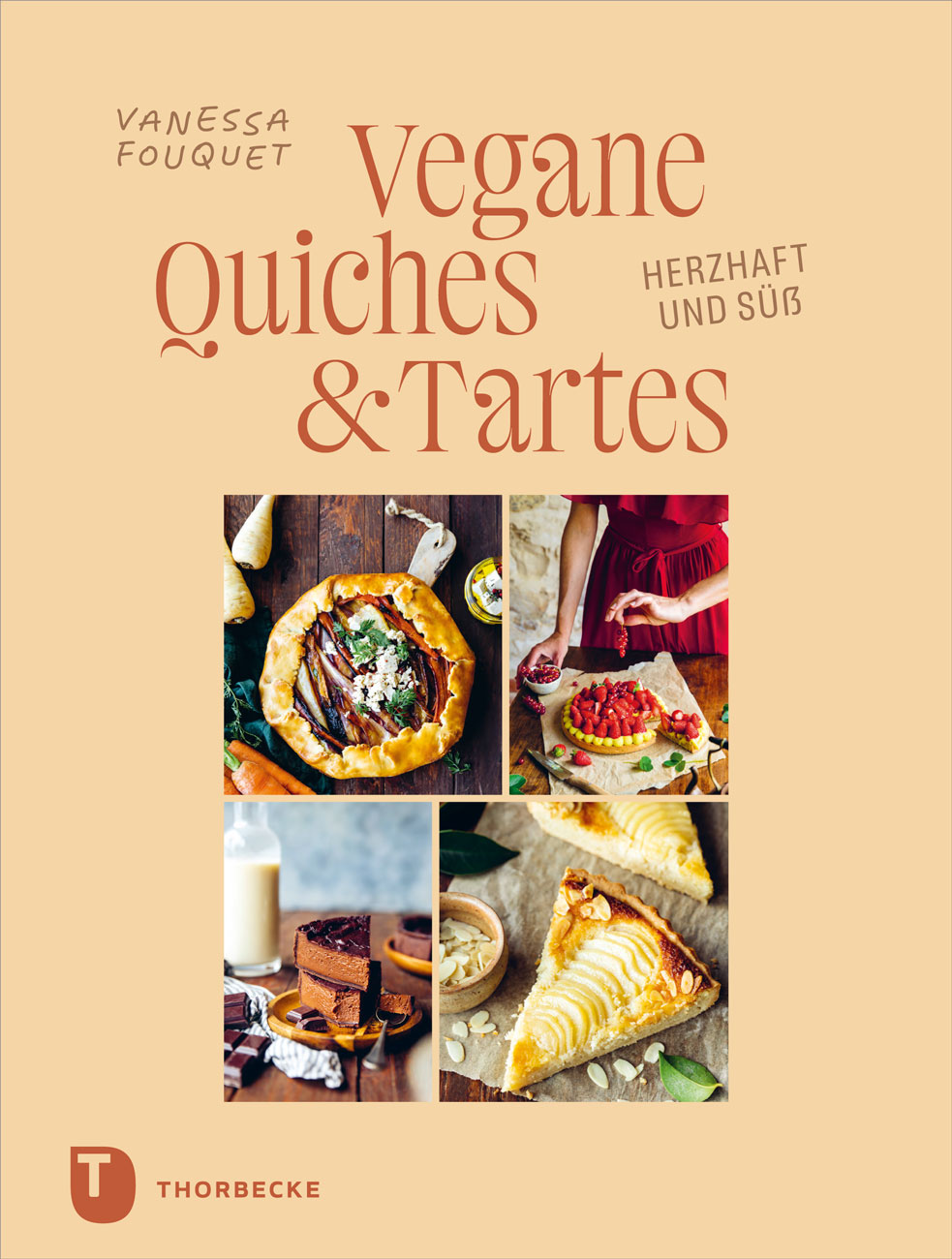 2 × 1 Buch von „Vegane Quiches und Tartes“