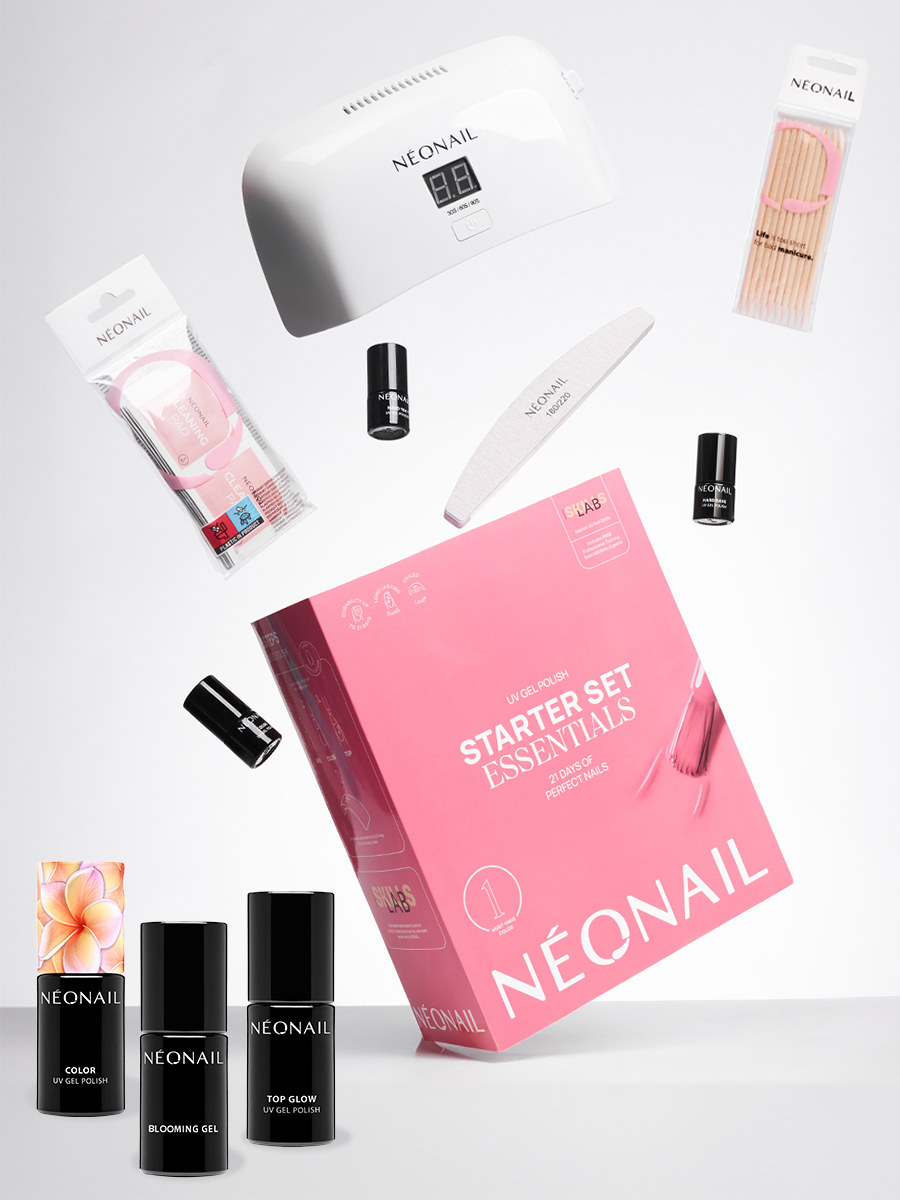 daheim ganz easy selbst stylen: Neonail, die bekannte Brand für UV-Lacke, verlost ein „Starter Set Essentials” für eine langanhaltende UV-Maniküre und die Bestseller aus der aktuellen Sommerkollektion „Inner Bloom“
