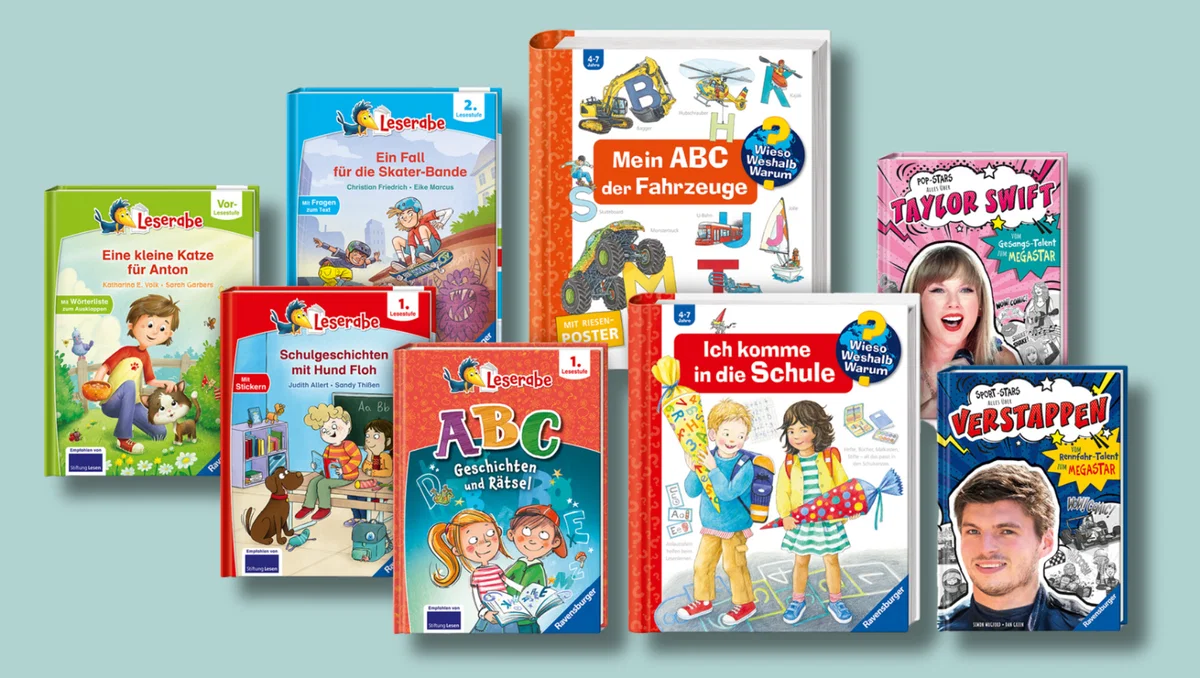 3 Überraschungspakete mit jeweils 2-3 Büchern aus dem folgenden Schulstart-Sortiment