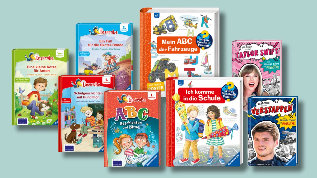 3 Überraschungspakete mit jeweils 2-3 Büchern aus dem folgenden Schulstart-Sortiment